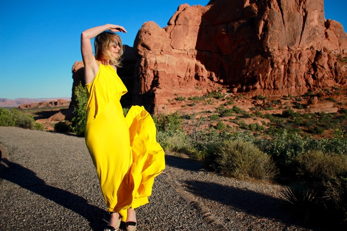 Color Trend, Yellow, moab, utah, arches national park
