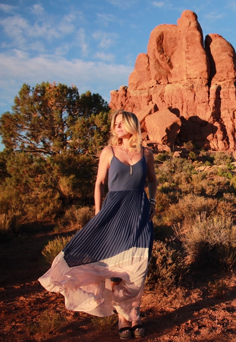 Maxi Dress, moab, utah, arches national park