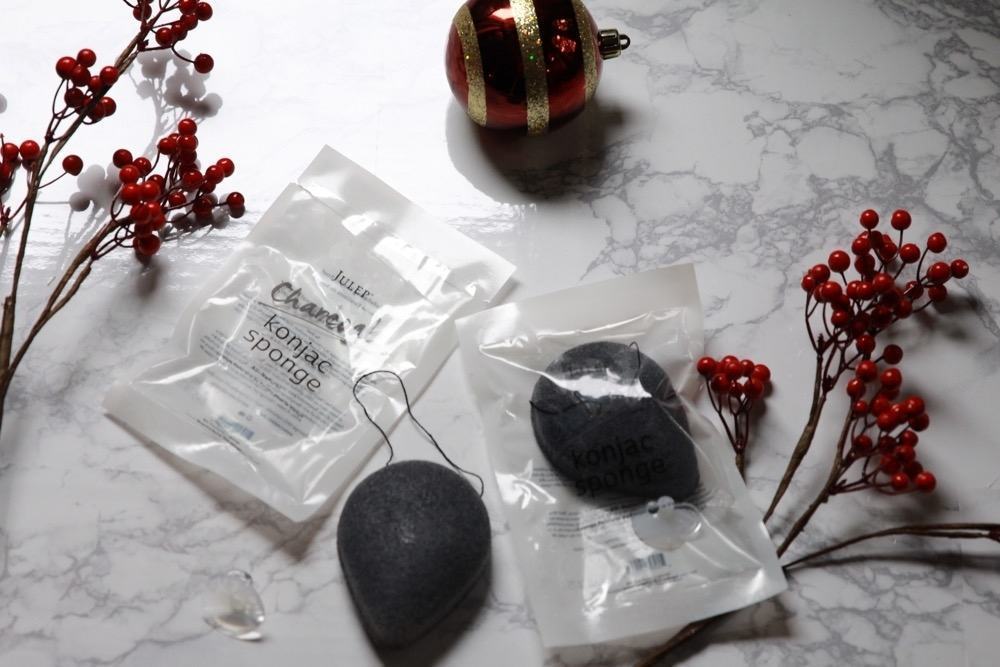my review of the konjac sponge by julep from QVC, charcoal infused