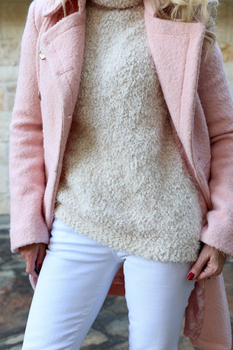 the best sweater ever! This BP from nordstrom pink fuzzy sweater is soft, comfortable and wonderful to wear! It's also affordable