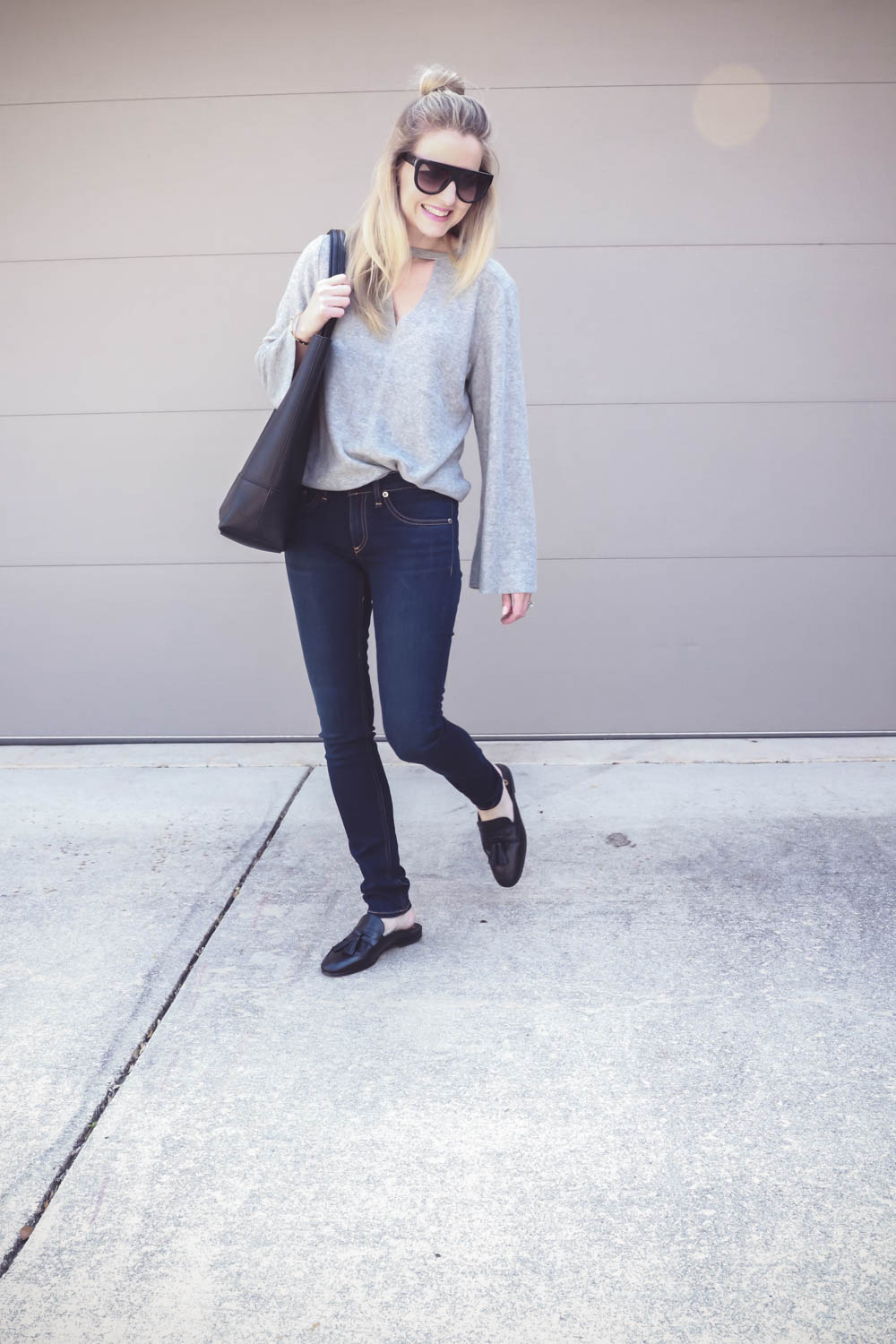 Dark wash skinny jeans called Bedford by Rag & Bone worn by Erin Busbee, BusbeeStyle.com, San Antonio, Texas lifestyle and fashion blogger giving wardrobe tips for women over 40