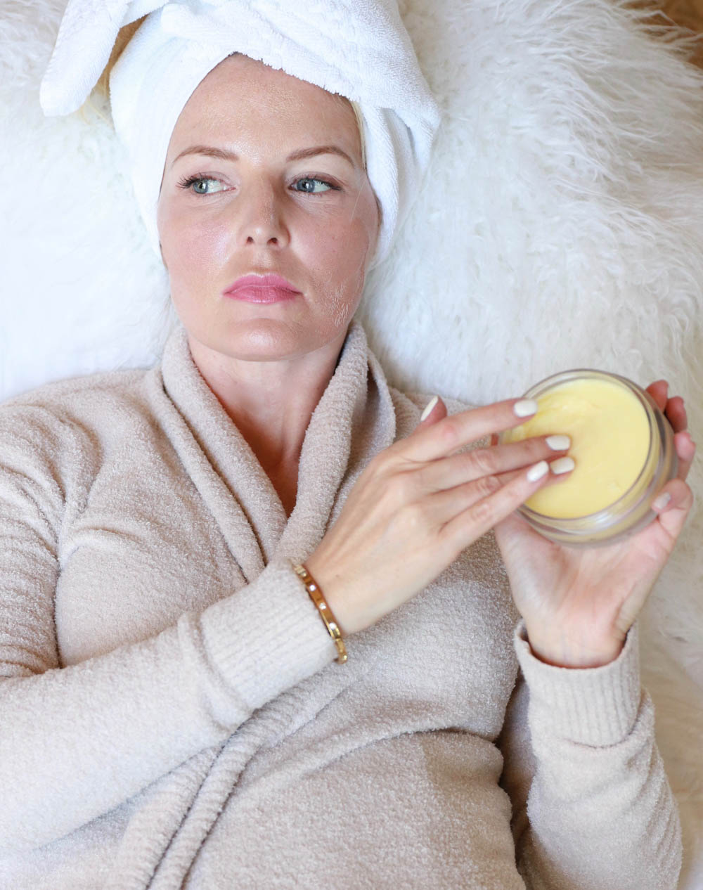 Colleen Rothschild skincare, nighttime skin routine over 40, erin busbee busbeestyle.com, fashion blogger, beauty blogger, beauty youtuber, 
