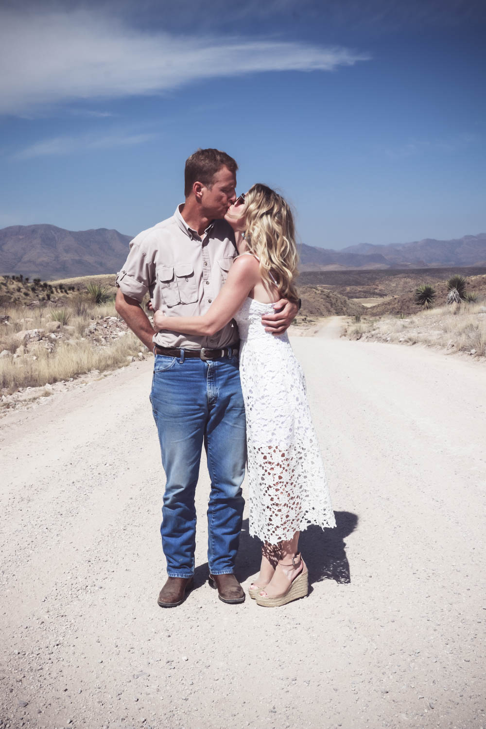 Fashion blogger and fashion youtuber, erin busbee of busbeestyle.com, with her husband, Chris Busbee at Cibolo Creek Ranch // Where we got married!! 10 years later...