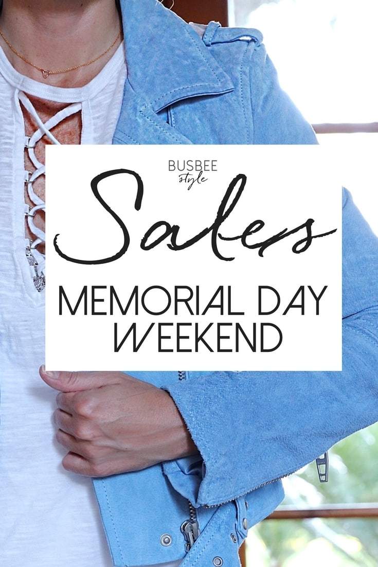 memorial day sale listings, promo codes, picks, busbee style, fashion over 40, erin busbee