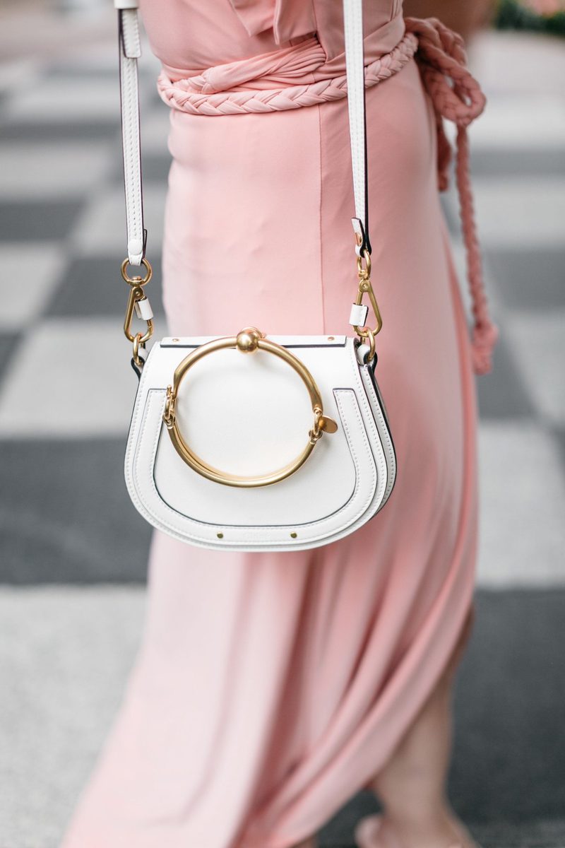 Chloe Nile Bag has been restocked in WHITE from Neiman Marcus