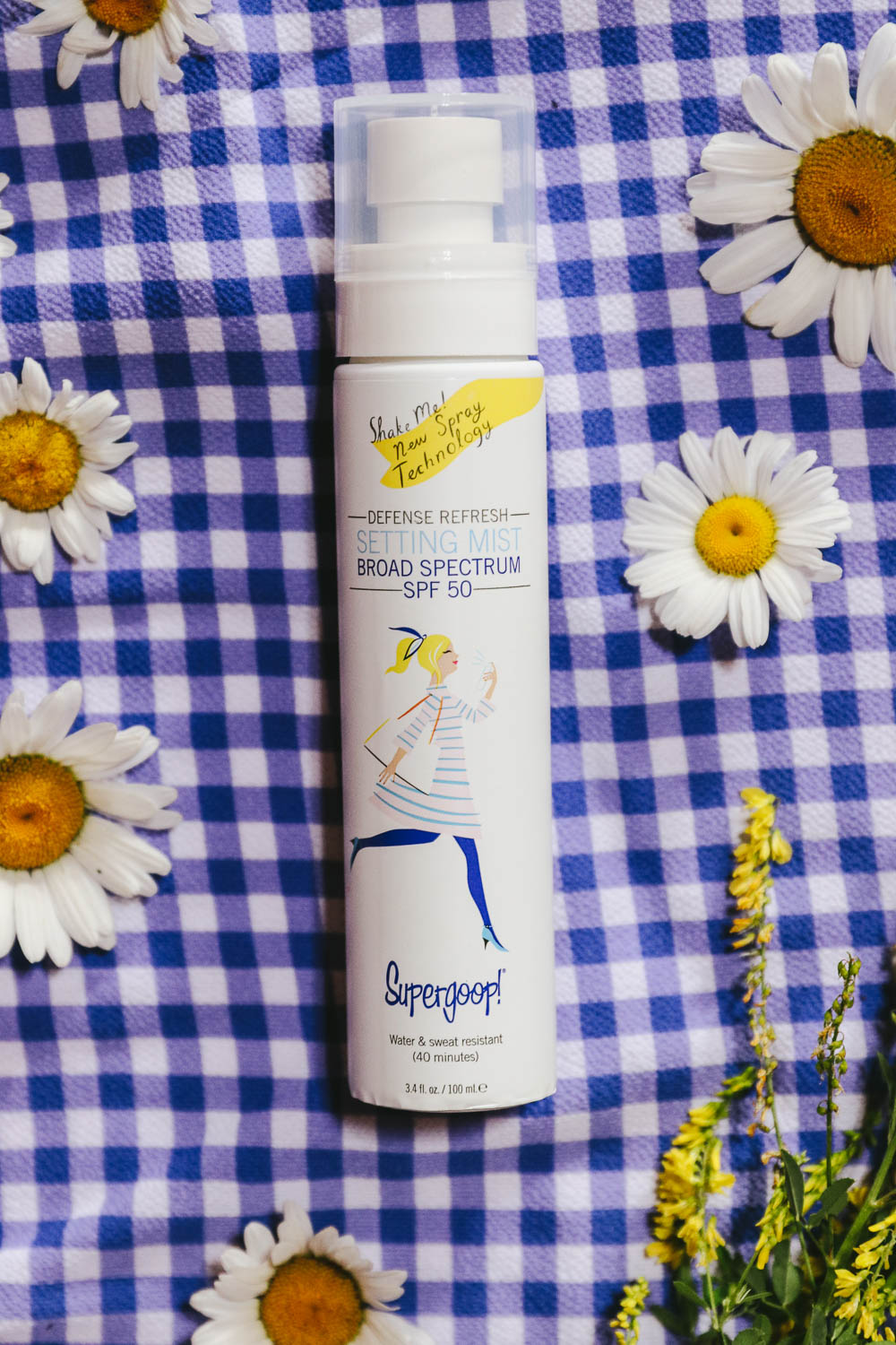 Supergoop anti-aging sunscreen, staying sun safe at elevation with supergoop refresh mist