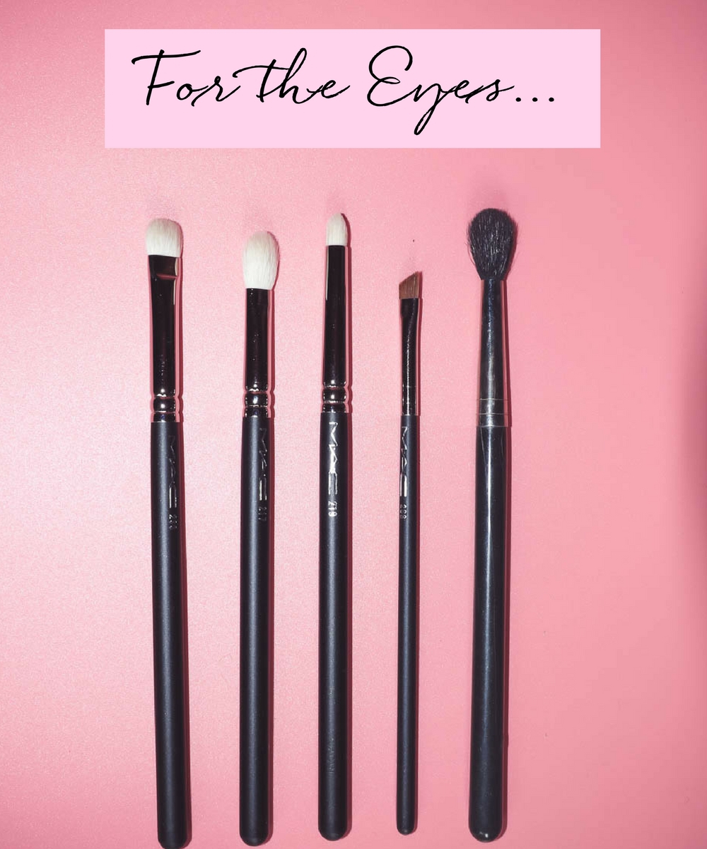 Makeup Brushes Every Woman Should Own, these are the brushes for the eyes