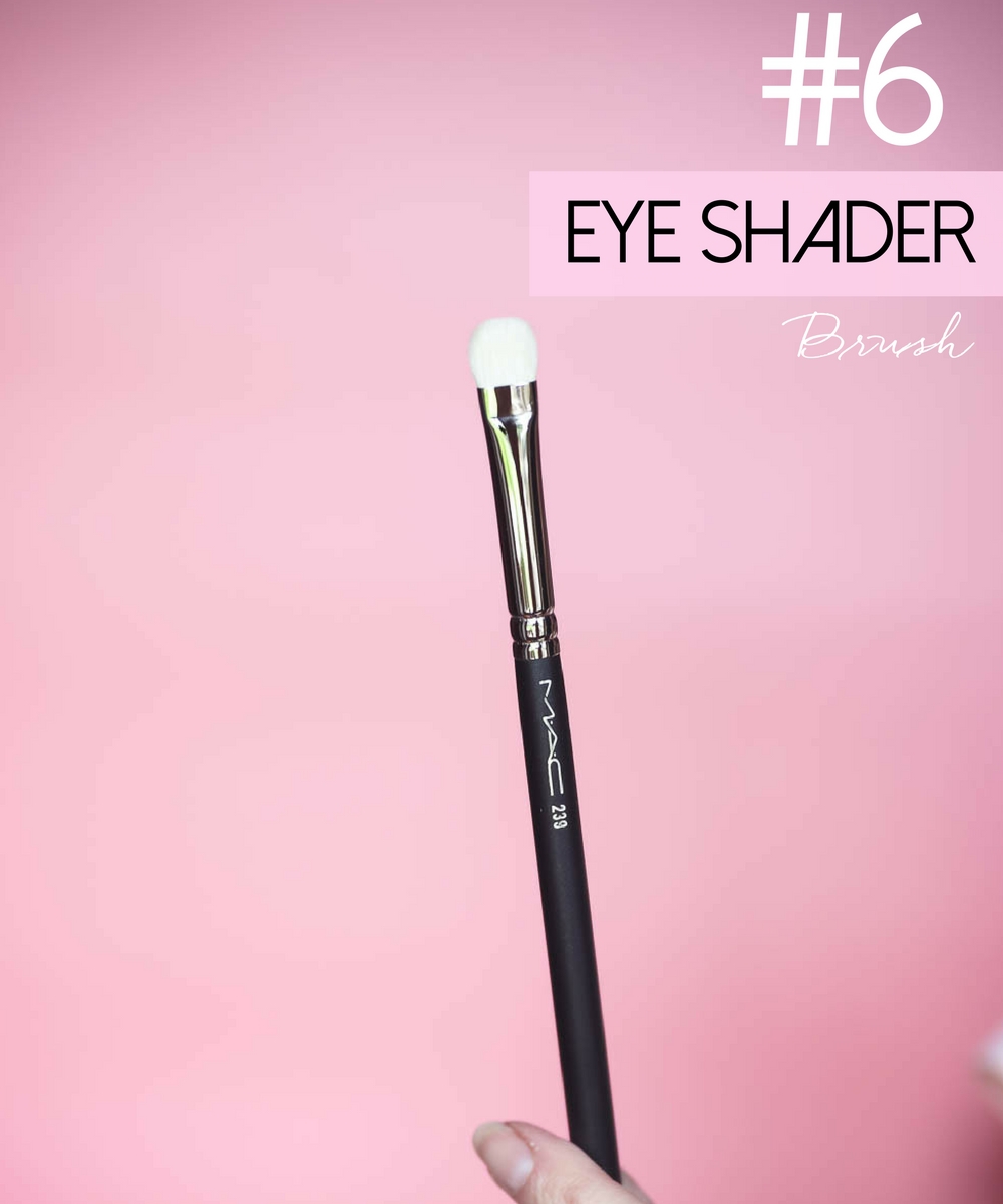Makeup Brushes Every Woman Should Own, this one is an eyeshadow shader brush to pack color all over lid