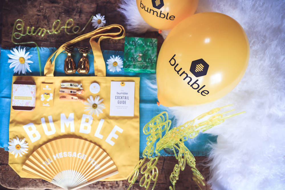 Bumble BFF goody bags for Bumble BFF party at Two Skirts in Telluride, hosted by Fashion Blogger Erin Busbee of Busbee Style