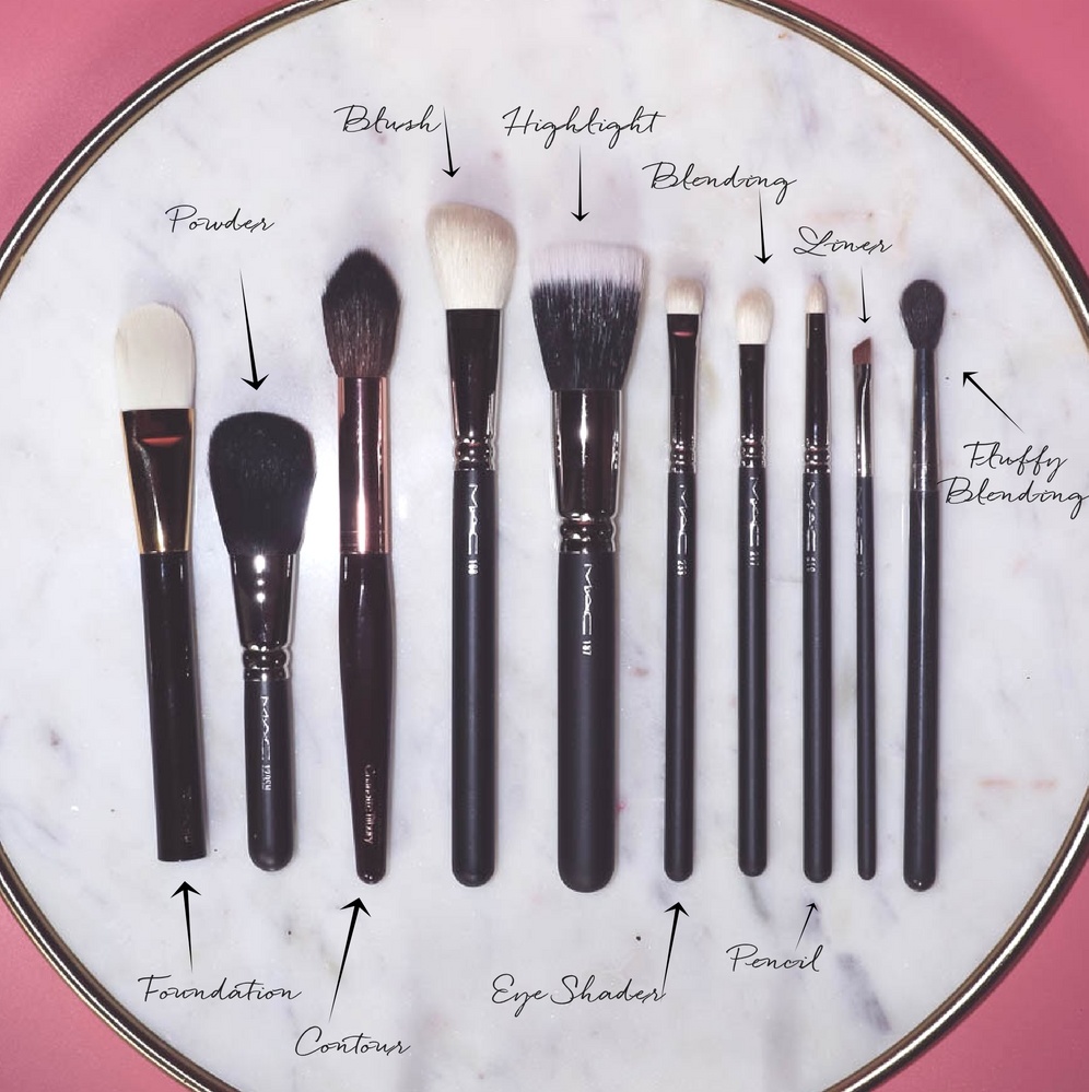 Makeup Brushes Every Woman Should Own, these are the brushes for both the face and the eyes