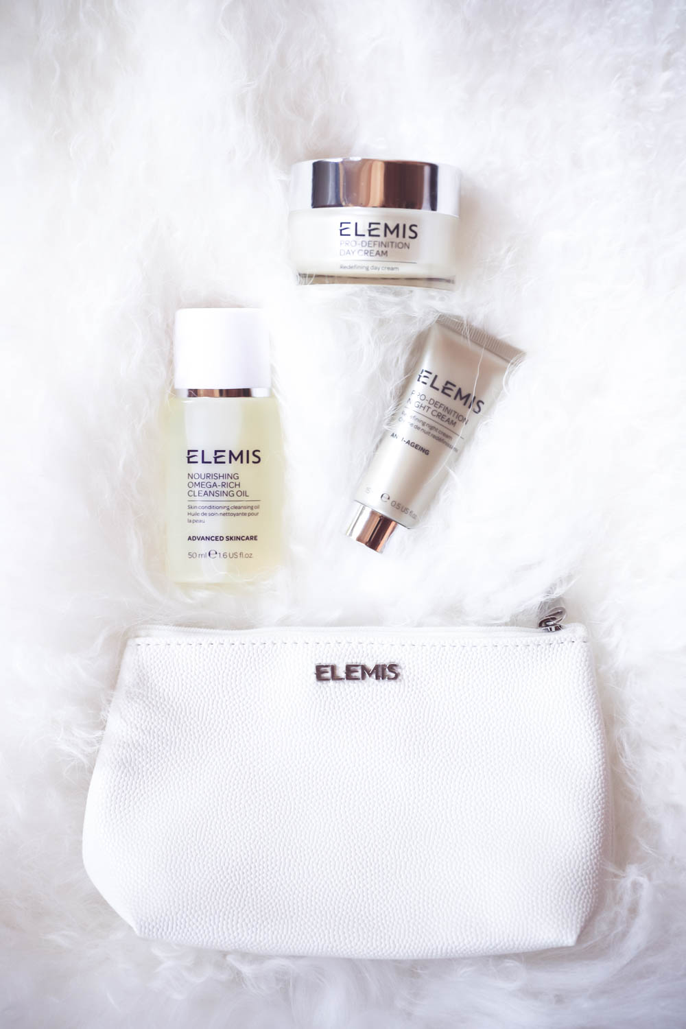 Elemis 3-Piece Set from QVC includes day and night creams and an oil cleanser