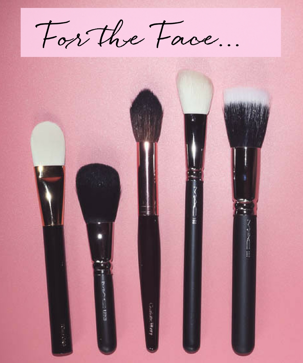 Makeup Brushes Every Woman Should Own, these are the brushes for the face