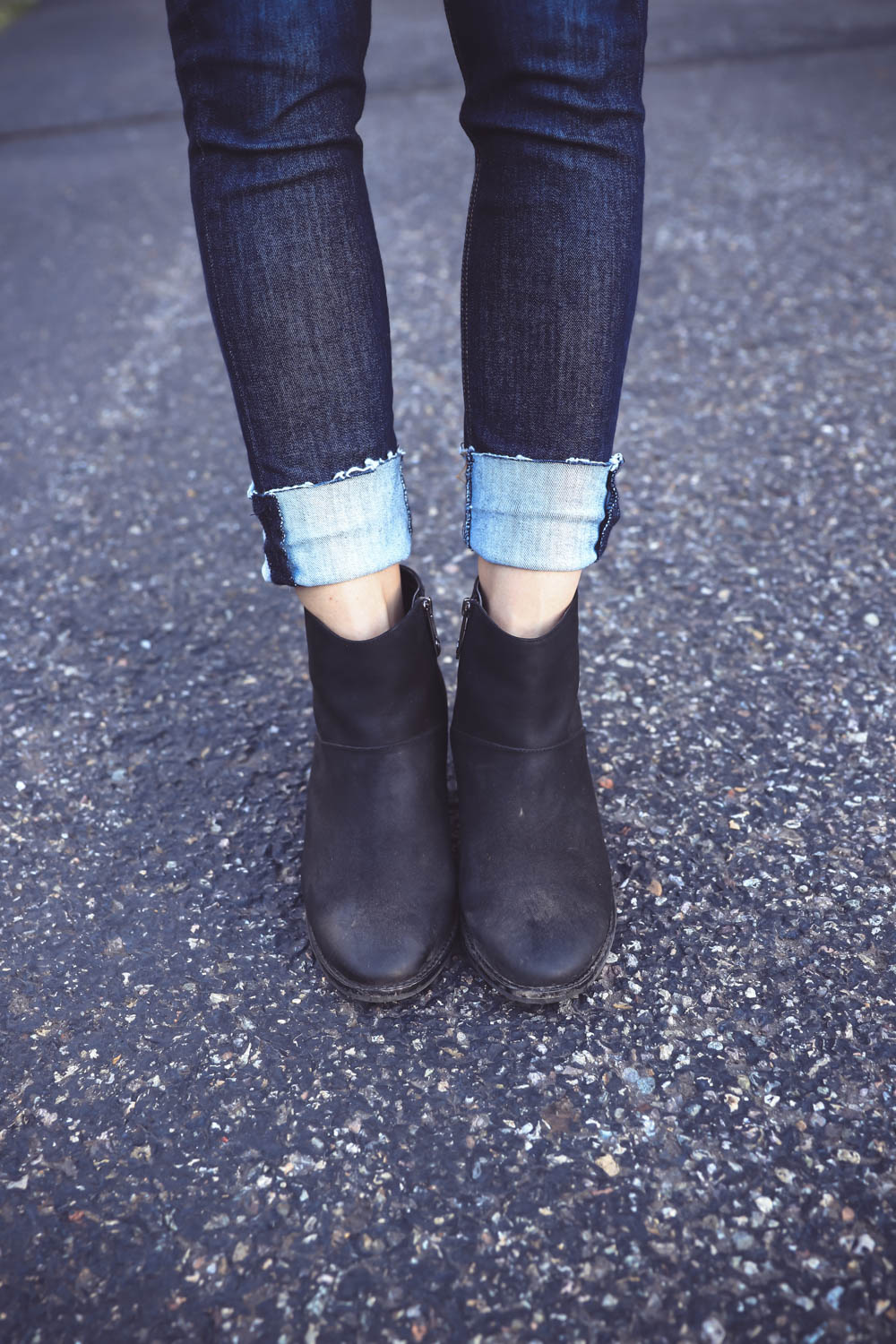 Ankle Boots, How to wear skinny jeans with ankle boots, try cropped jeans, by fashion blogger over 40, Erin busbee, Telluride, Colorado