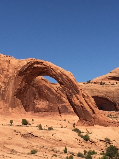 Moab, Utah, one of the arches hike off the beaten path with very few hikers, travel blogger Erin Busbee