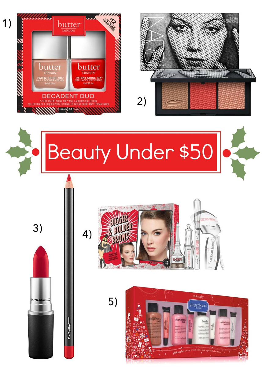 Holiday beauty gift ideas, beauty gifts curated by Erin Busbee, beauty blogger over 40 from Busbee Style