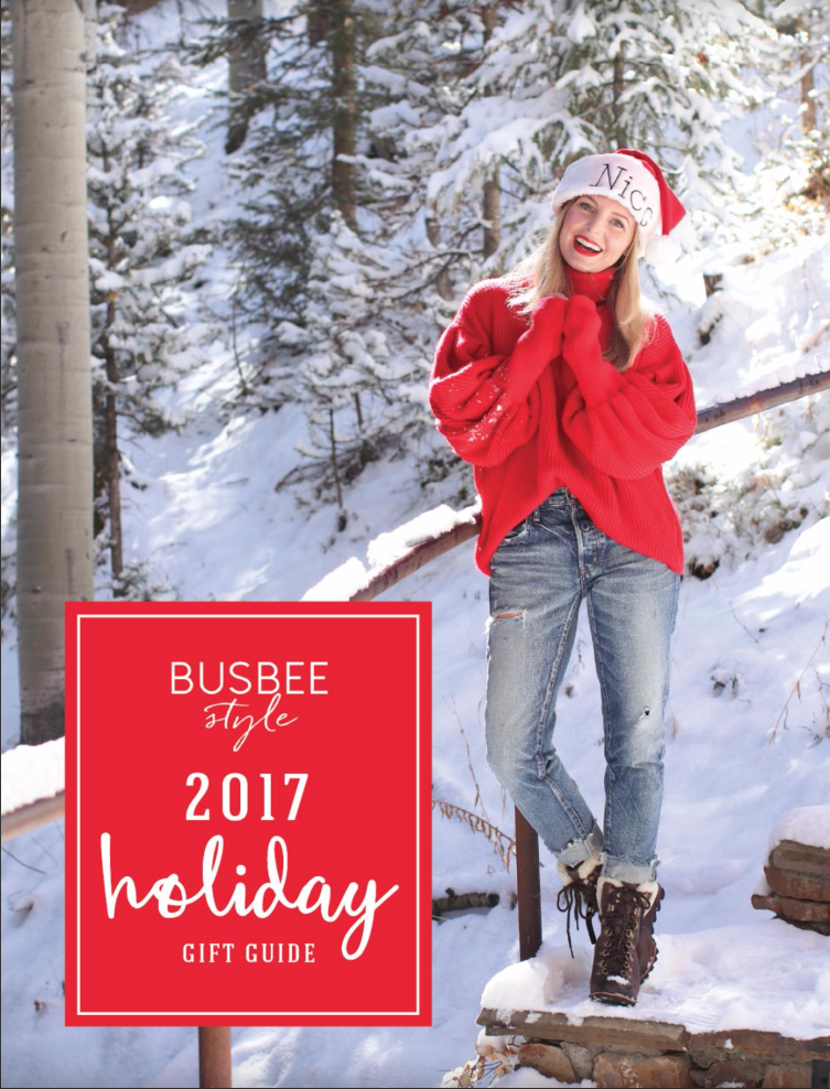 BusbeeStyle 2017 Holiday Gift Guide, featuring gift ideas picks by Erin Busbee, Busbee Style, Telluride Colorado