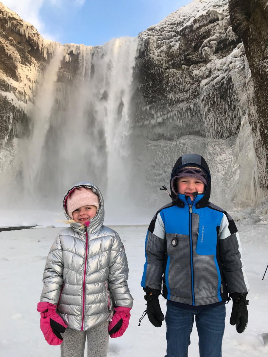 Iceland Trip | Visiting Skogafoss waterfall in Iceland along the golden circle tour