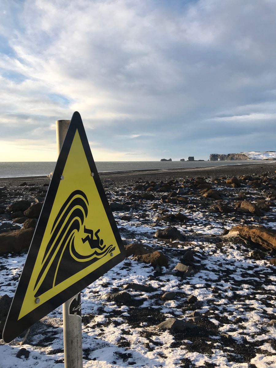 Planning a trip to Iceland | Reynisfjara Beach in Vix, black sand beaches, sneaker waves