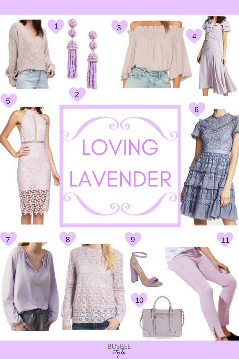 Spring Trend: Lavender collage