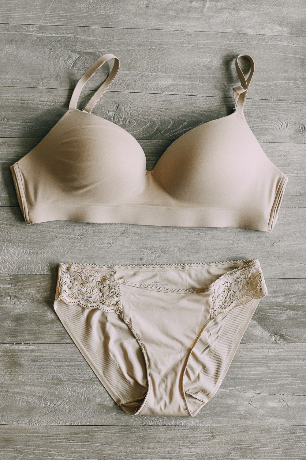 Best wireless bra, the Enbliss by Soma Intimates with vanishing edge or no show panties