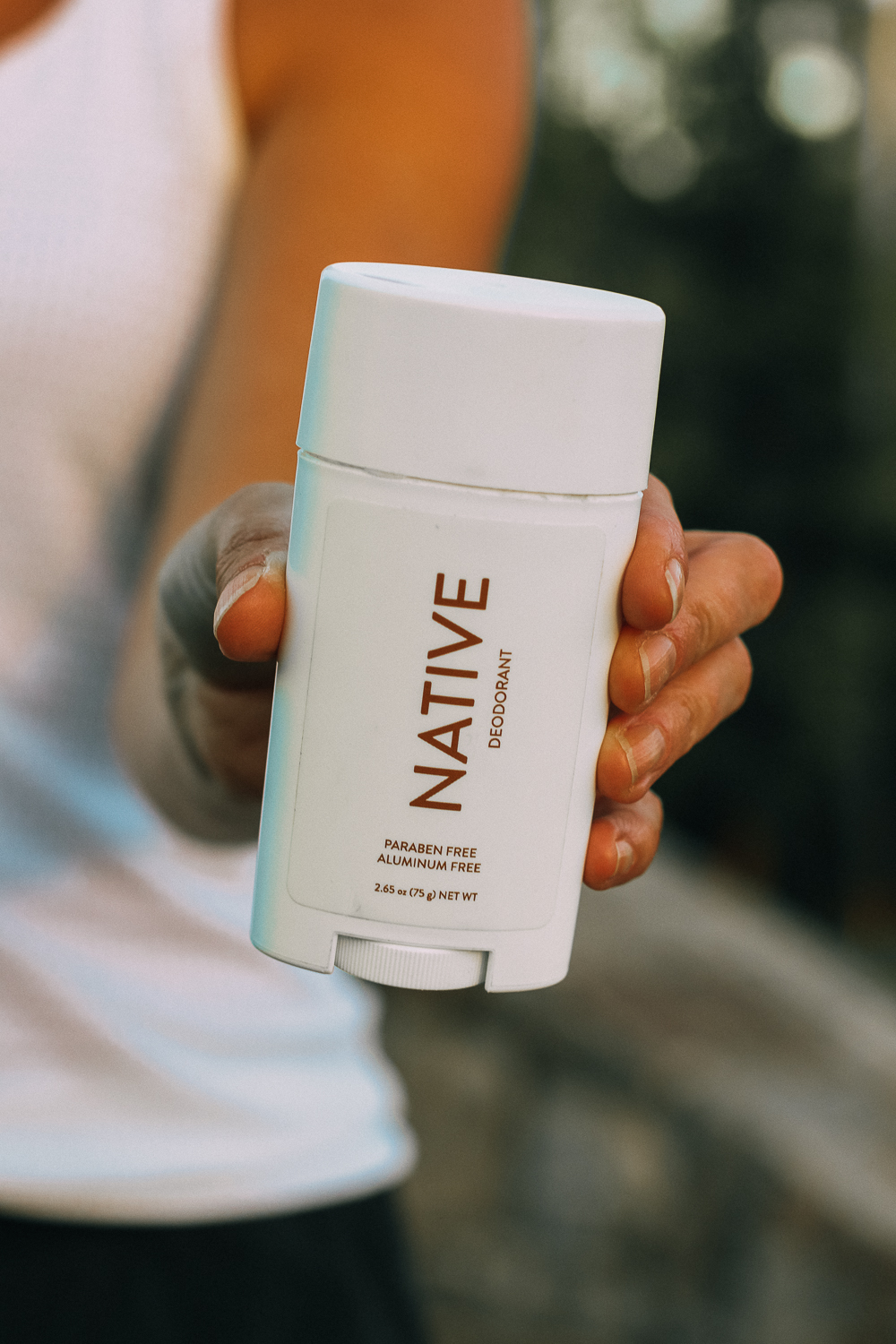 Natural deodorant and why you should switch, Native deodorant works well, even with heavy exercise and running, review of Native deodorant by fashion blogger Erin Busbee trail running in the mountains of colorado