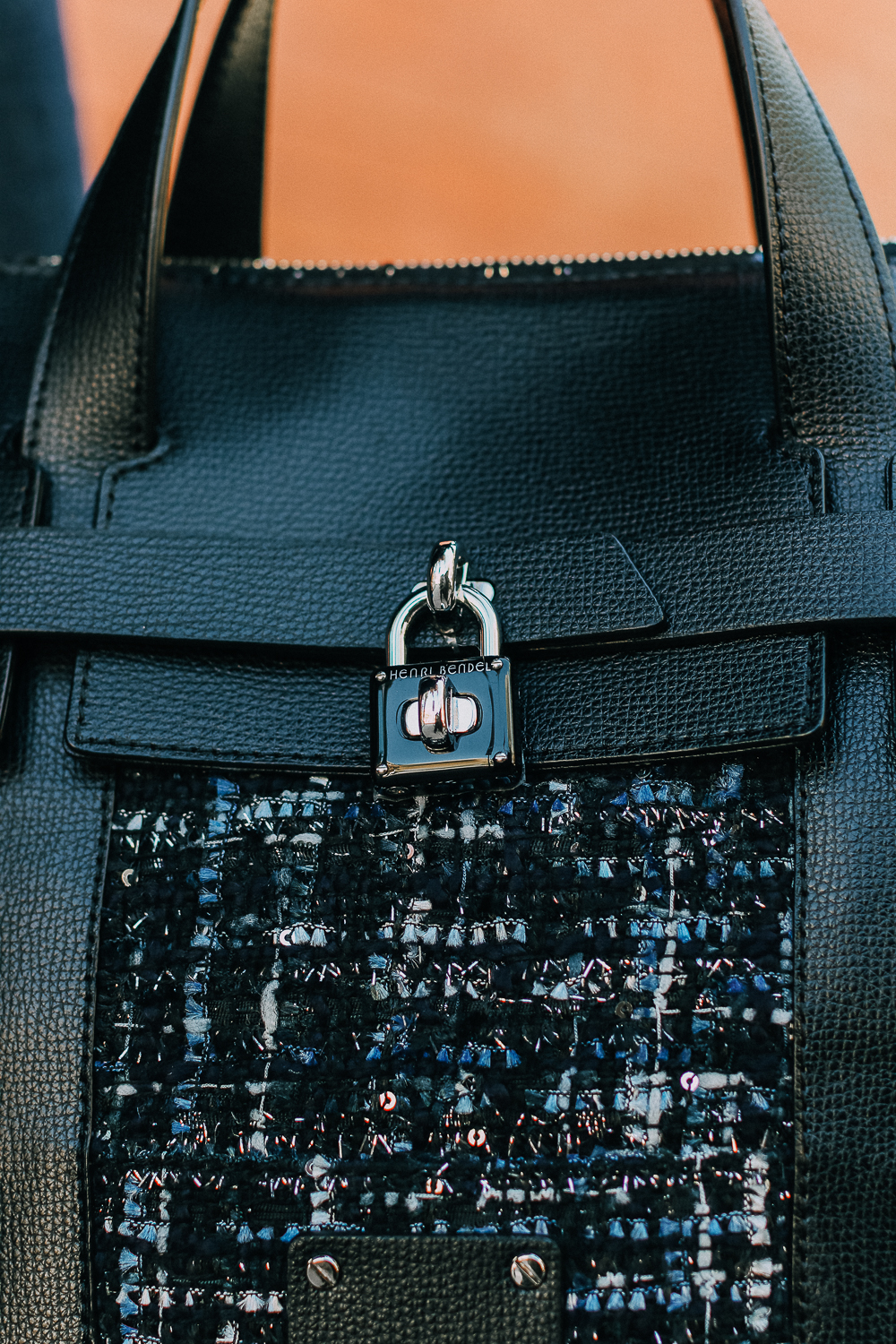 Jetsetter tweed backpack by Henri Bendel, 3-i-1 bag 
