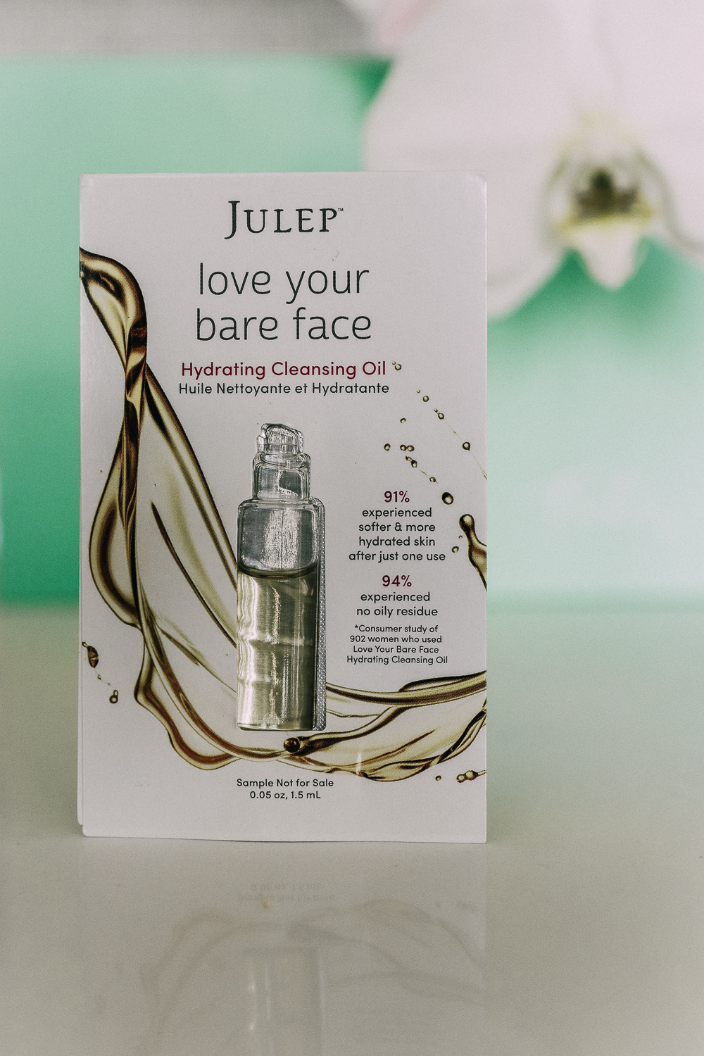 Try It Love It Beauty Box from QVC, featuring Julep love your bare face hydrating cleansing oil, review by beauty blogger over 40 
