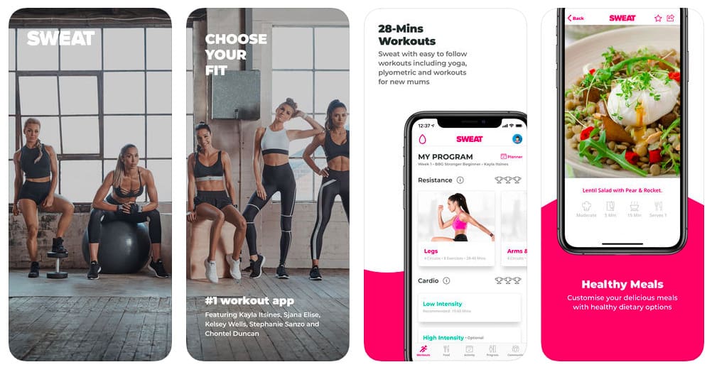 Sweat Kayla Itsines BBG app