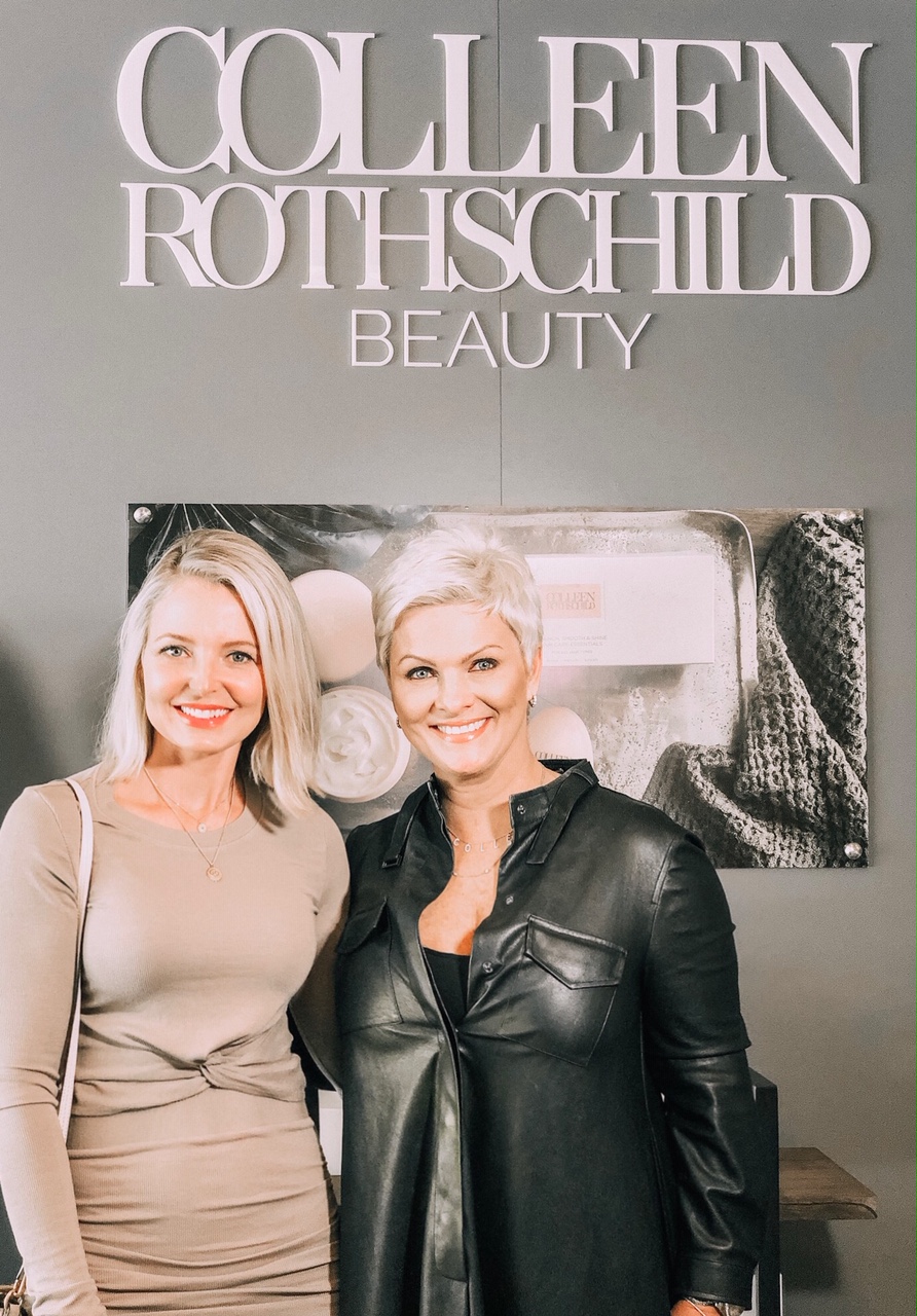 Reward Style Conference 2019, Fashion blogger Erin Busbee of BusbeeStyle.com with Colleen Rothschild in Dallas, Texas