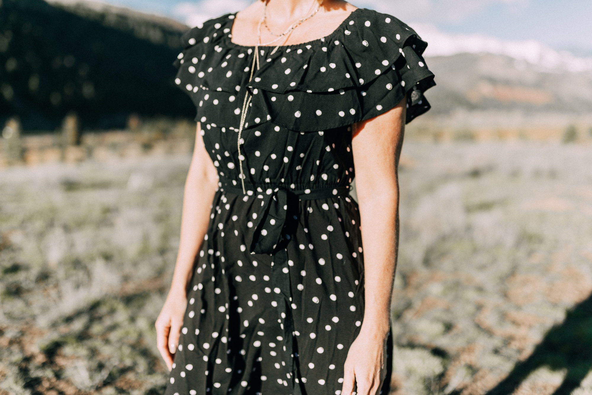 Polka Dot Dresses from JCPenney on fashion blogger Erin Busbee of Busbee Style