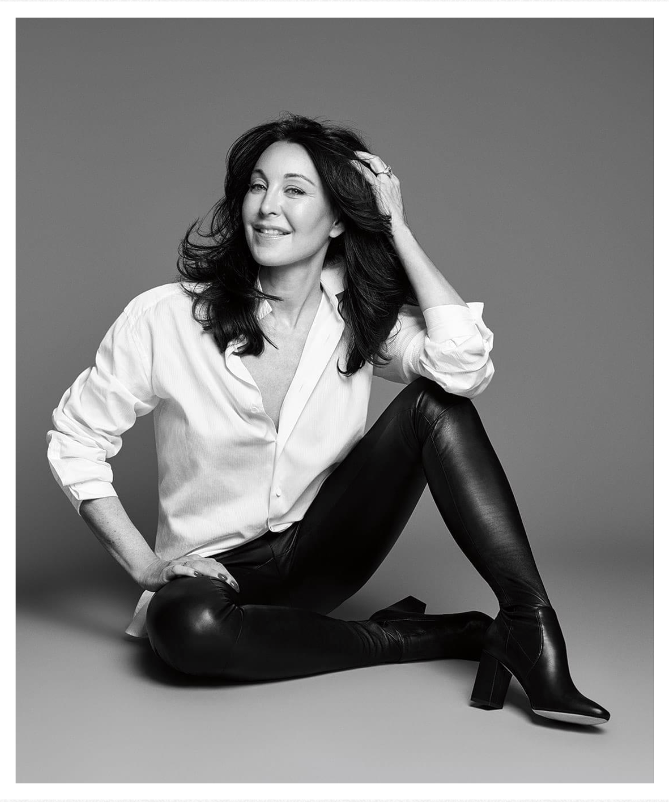 Tamara Mellon founder of Tamara Mellon shoes like Frontline heels which are a celebrity favorite