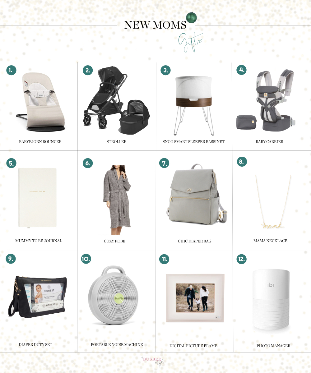 holiday gifts for new moms