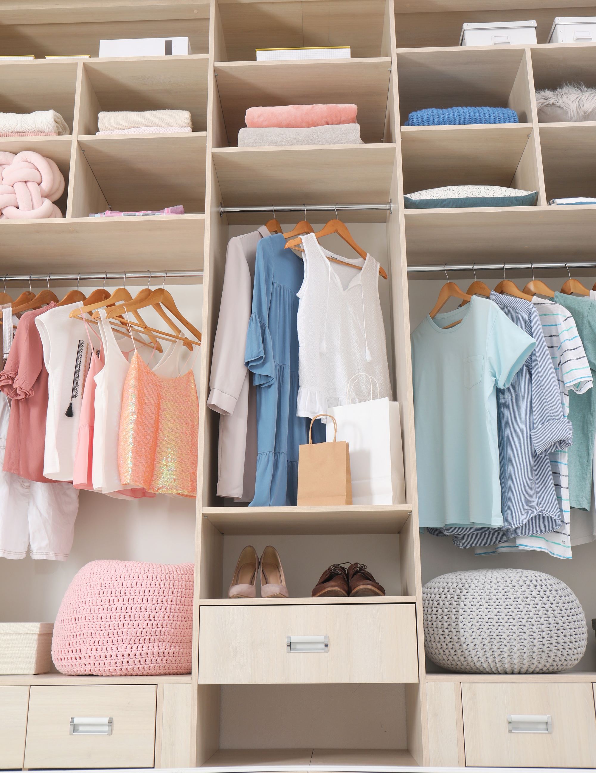 Organizing Drawers in a closet