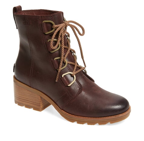 Sorel Boots In Nordstrom Sale Brown With Chunky Heel And Lugged Sole, Water-Proof