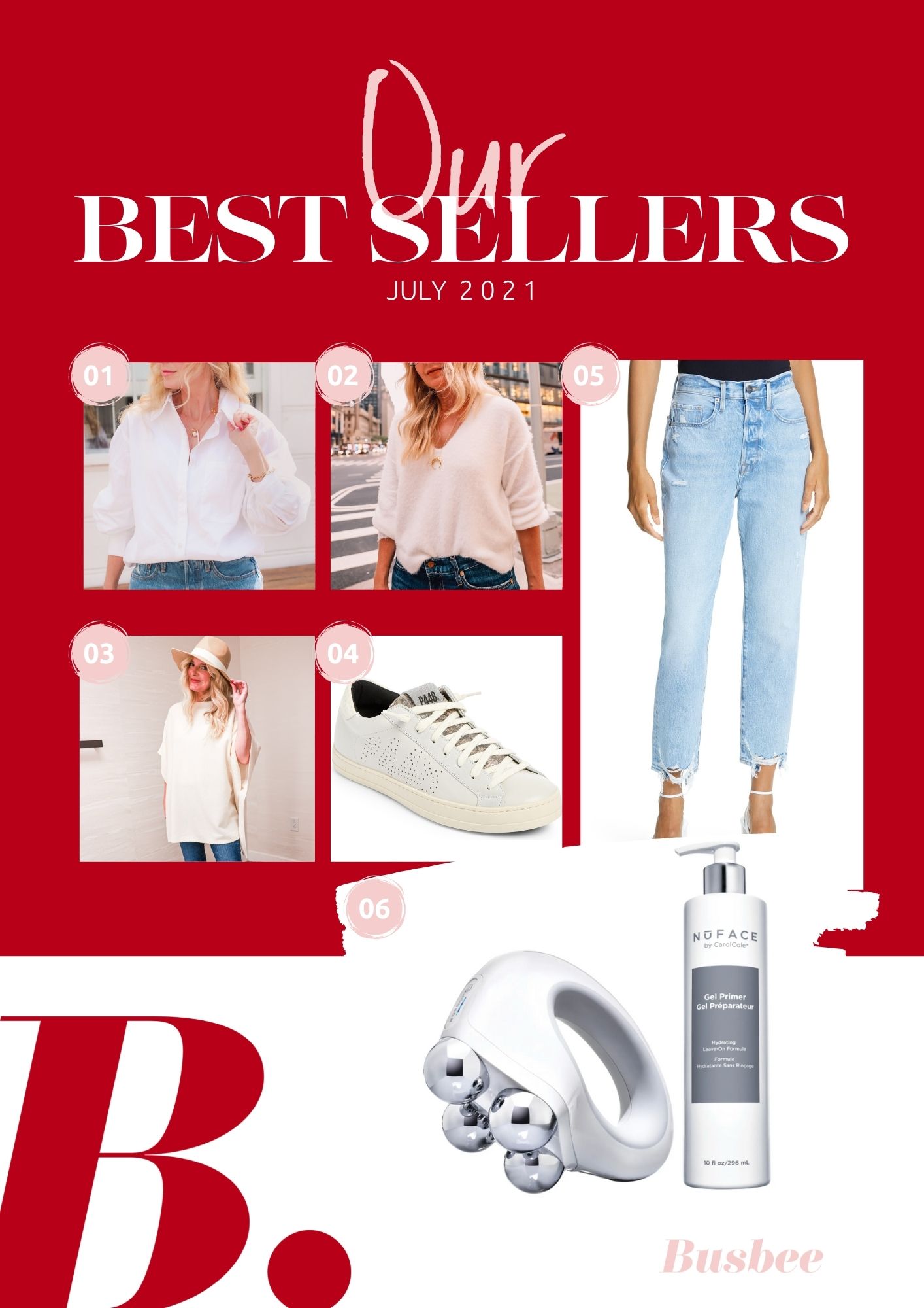 july best sellers, erin busbee, read favorites, best selelrs, nordstrom best sellers, nordstrom, nordstrom anniversary sale, open edit white button down, free people princess sweater, nordstrom wool & cashmere poncho, p448 john low top sneakers, frame le original cropped ripped jeans, nubody toning device