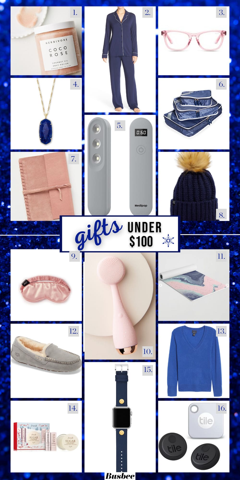 Affordable Gifts Under $100, Erin Busbee of Busbee Style sharing the best gifts under $100 including accessories, beauty products, and more!