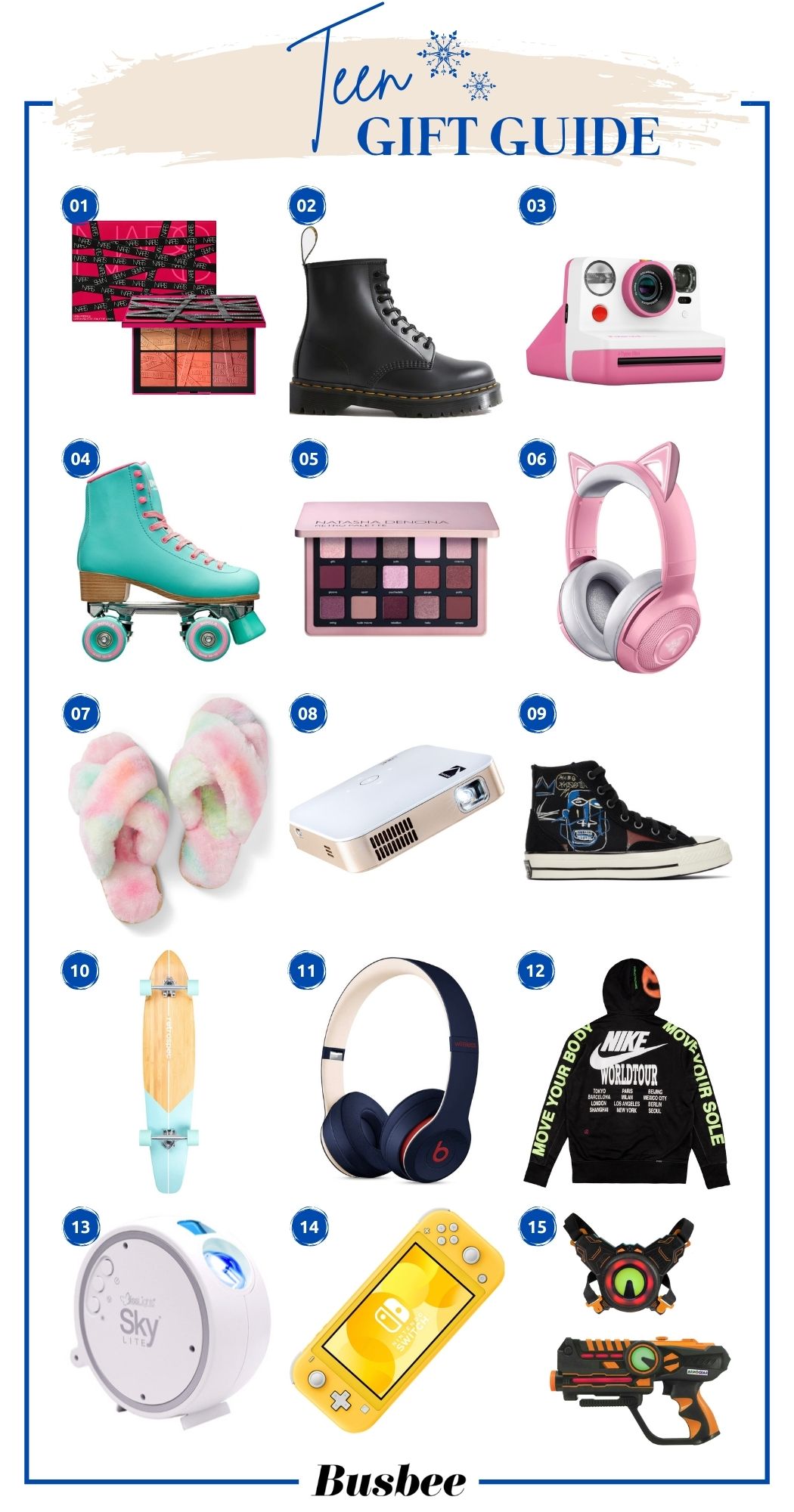 teen gift guide, holiday gifts for teens