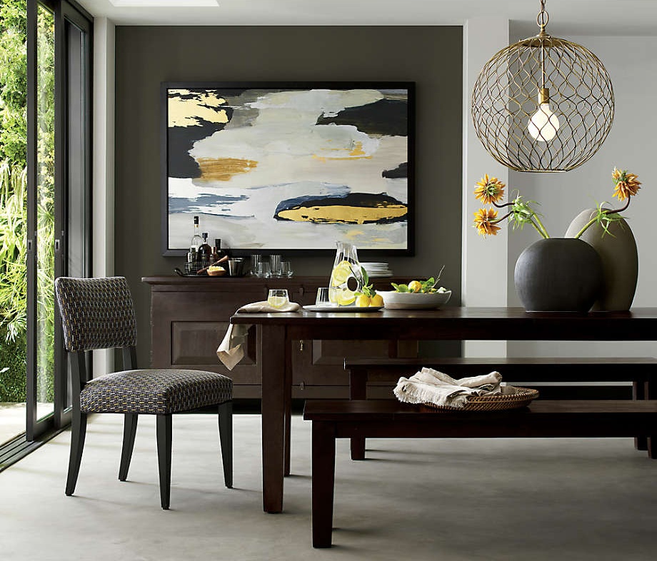 vealing Pantone's 2021 colors of the year illuminating yellow and ultimate grey featuring Pottery Barn artwork in shades of yellow, gold and grey