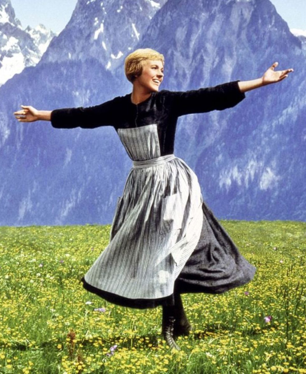 awesome movie locations, movie poster for the sound of music in Salzburg, Germany