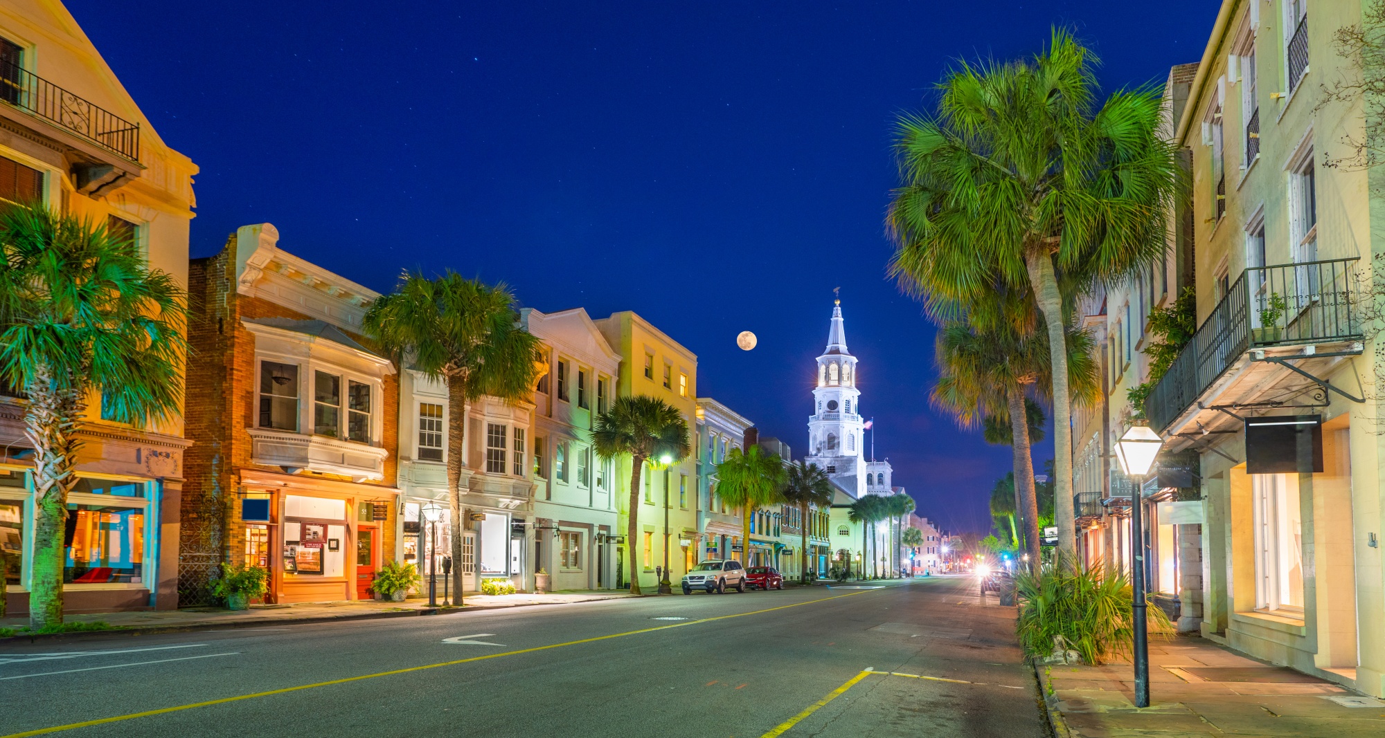travel destinations for foodies, Broad Street Panorama in Charleston, South Carolina