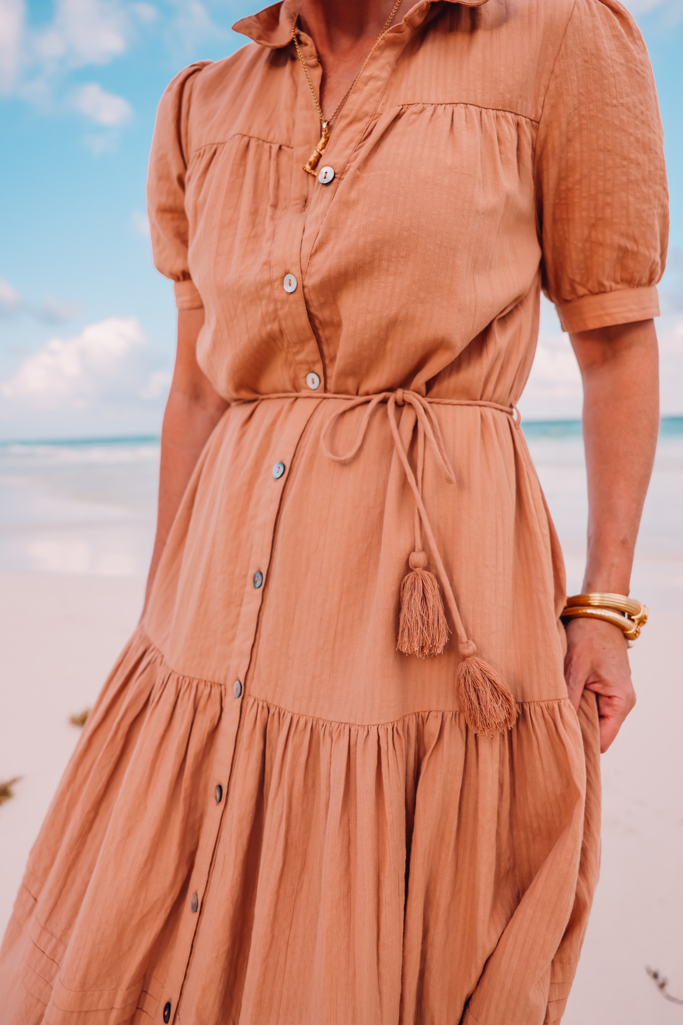 cleobella tiered midi dress, midi dress, summer dresses, mother's day dresses, what to wear mother's day, erin busbee