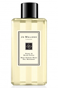 Jo Malone Peony & Blush Suede Body & Hand Wash - top 10 things for the perfect relaxing bath, self-care, home spa