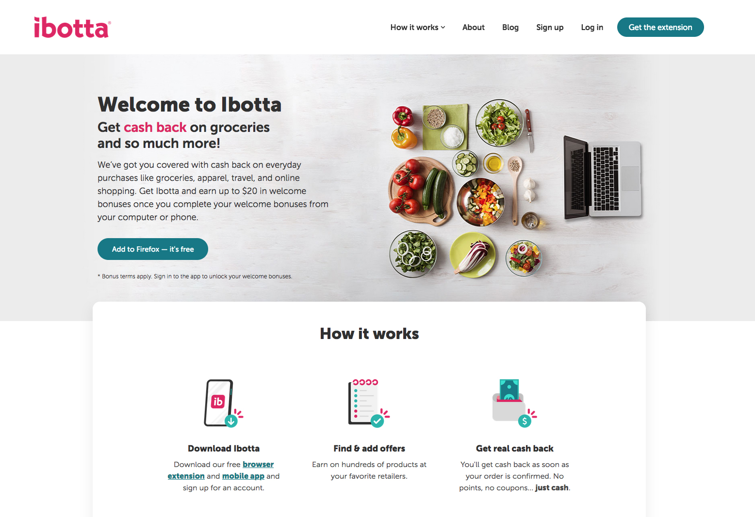 Best coupon sites, Ibotta homepage