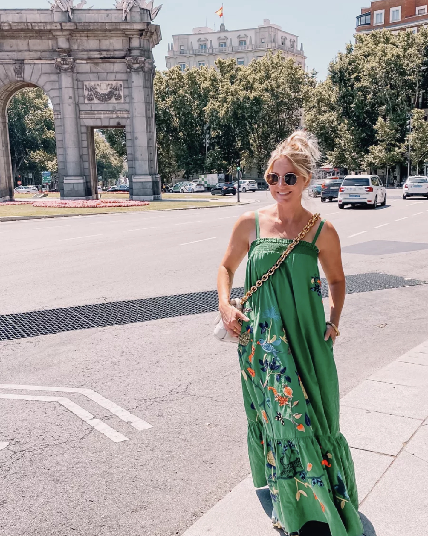 move to spain, move to madrid, why move to spain, where to move in spain, moving to spain, how to move to spain, where to live in spain, Erin Busbee, green anthropologie dress