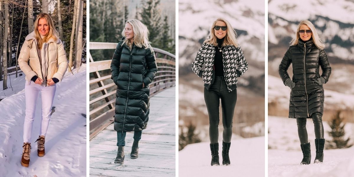 wearable fall trends, fall fashion trends, fall trends, wearable trends, how to wear trends, trends over 40, wearing trends over 40, erin busbee, puffer, puffer coats, puffer jackets, sam. puffers, parajumpers puffer, perfect moment puffer, herno puffers, mackage puffers