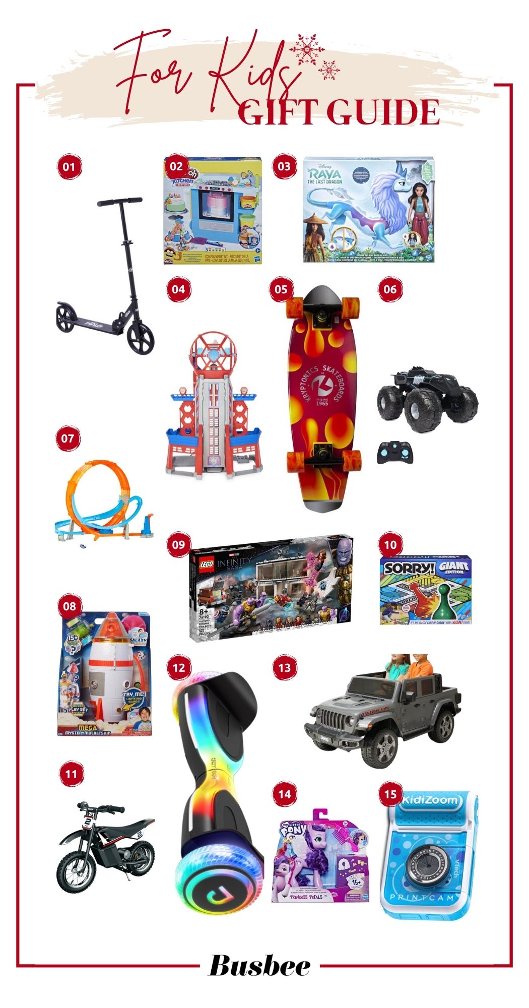 gifts for kids, what to give kids for holidays, holiday gifts for kids, christmas gifts for kids, gift ideas for kids, kids gifting, walmart top rated gifts, kids gifts from walmart, walmart gifts, razor scooter, raya & the alst dragon toy, lego, hoverboard