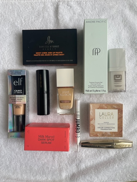 tiktok products flatlay horizontal 2 beauty products on TikTok