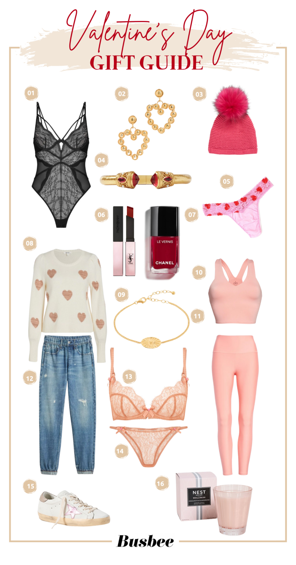 valentine's day gift ideas, what to wear valentine's day, lingerie for valentine's day, valentine's day gifts, galentine's day gift ideas, gifts for valentine, erin busbee, fashion blogger over 40, busbee style