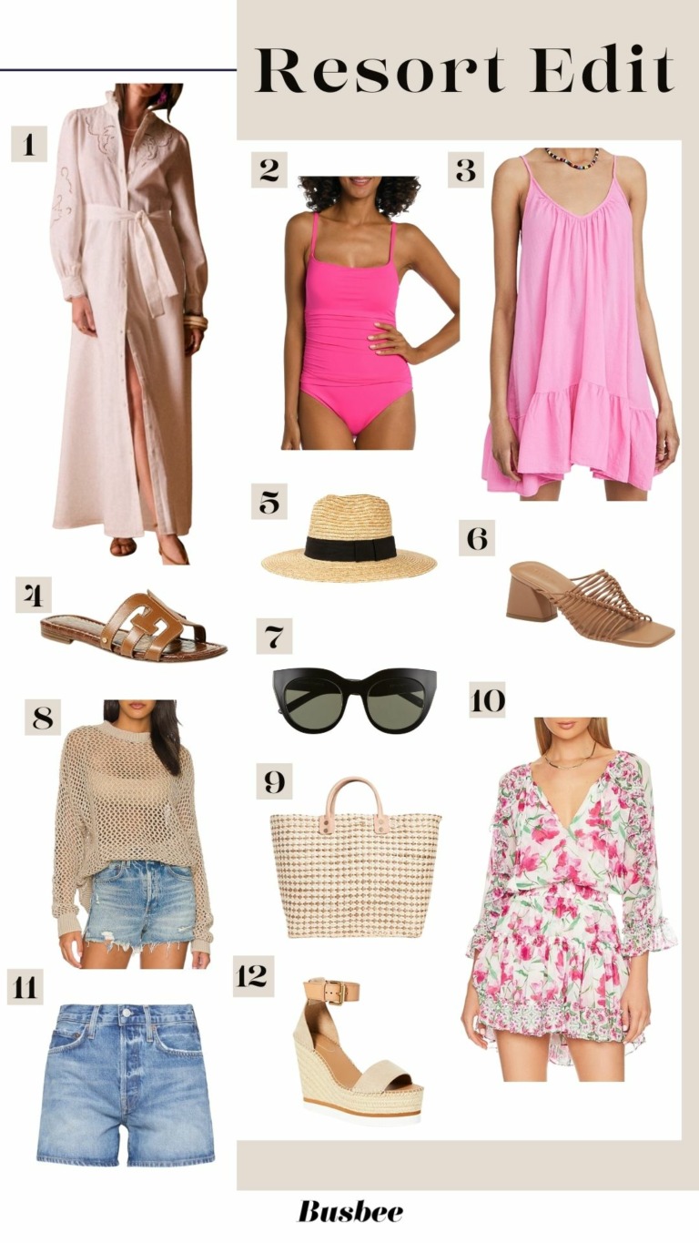 beach vacation must haves, resort edit, resort style, what to pack for beach vacation, luxury beach accessories, must have beach outfit, beach essentials, erin busbee, busbee style