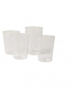 low-sugar drinks, Farmhouse pottery drinking glasses